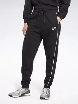 Reebok Piping Joggers, Black, Size L, Women