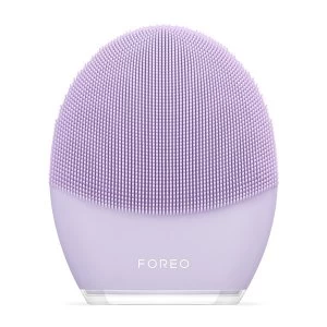 Foreo Luna 3 Facial Cleansing and Firming Massager for Sensitive Skin - Purple