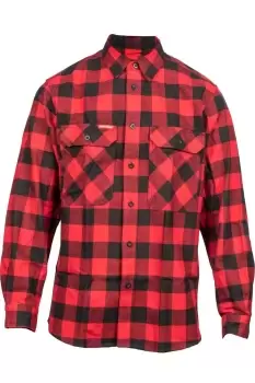 Long Sleeve Check Flannel Shirt