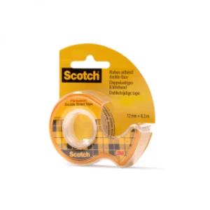 3M Scotch 665 Double-Sided Tape 12mm x 6.3m & Dispenser