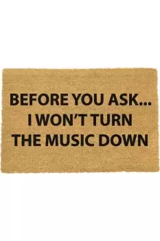 Loud Music Doormat - Regular 60x40cm