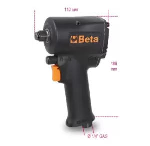 Beta Tools 1927XM 1/2" Dr Compact Reversible Air Impact Wrench 770Nm 019270030