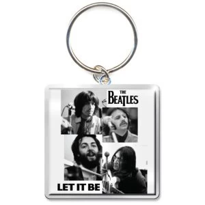 The Beatles - Let it Be Faces Keychain