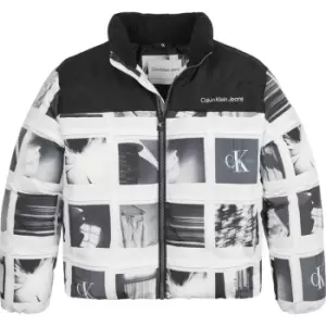 Calvin Klein Jeans Aop Polaroid Puffer Jacket - Multi