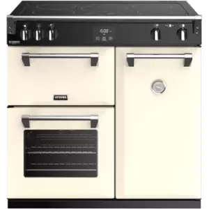 Stoves Richmond Deluxe S900EI 90cm Electric Range Cooker with Induction Hob - Cream - A/A/A Rated