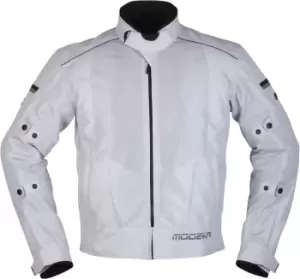 Modeka Veo Air Motorcycle Jacket, white, Size L, white, Size L