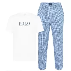 Polo Ralph Lauren Polo Ralph Lauren Gingham PJ Set Mens - Blue