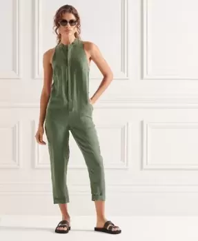 Superdry Cupro Sleeveless Jumpsuit