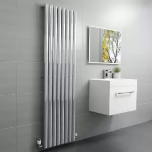 Chrome Vertical Single Panel Radiator 1600 x 480mm - Margo