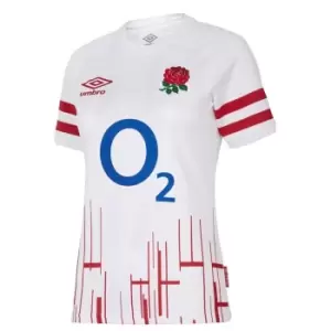 Umbro England Rugby Home Replica Shirt 2022/2023 Womens - White