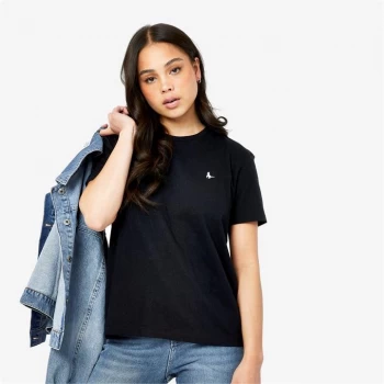 Jack Wills Endmoor Boyfriend T-Shirt - Black