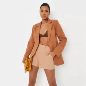 Missguided Tailored Basic Shorts - Neutral