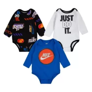 Nike 3 Pack Bodysuit Set Baby Boys - Blue