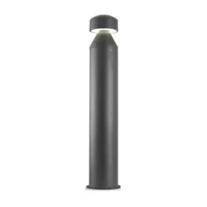 Leds-C4 Cilin - Outdoor LED Outdoor Bollard Urban Grey 100cm 2185lm 4000K IP65