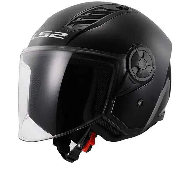 LS2 OF616 Airflow II Solid Gloss Black 06 Jet Helmet Size XS