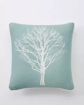 Cotton Traders Woodland Cushion in Green