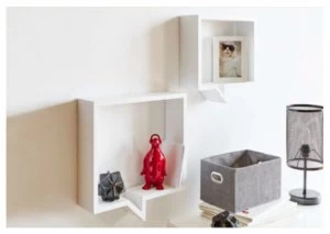 Speech Blurb Pack of 2 Shelfie White.