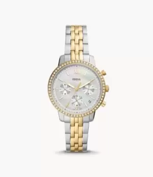 Fossil Women Neutra Chronograph Two-Tone Stainless Steel Watch