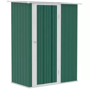 Outsunny Outdoor Storage Shed w/ Lockable Door - Green