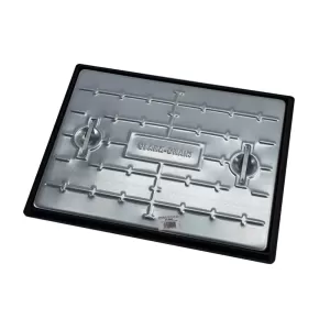 Clark-Drain 5 Ton Steel Manhole Cover & Frame - 450 x 600