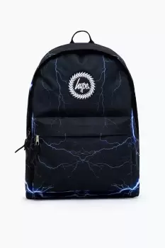 HYPE UNISEX BLACK LIGHTNING CREST BACKPACK