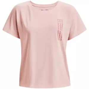 Under Armour Graphic Short Sleeve T Shirt Womens - Pink