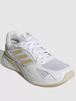 adidas Response Run, White, Size 3.5, Women