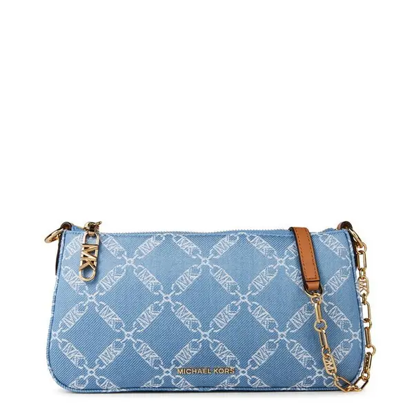 MICHAEL Michael Kors Empire Medium Chain Shoulder Bag - Blue One Size