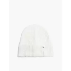 Calvin Klein Jeans Ribbed Beanie - Beige