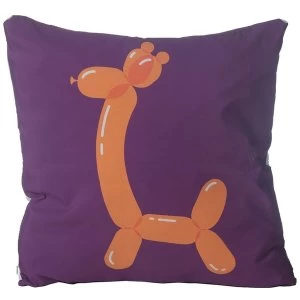 Balloon Animal Giraffe Decorative Cushion with Insert