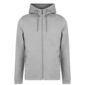 Boss Saggy Curve Zip Hoodie - Grey