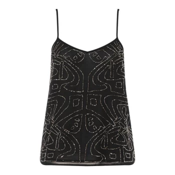 Biba Embellished Cami - Black