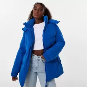 Jack Wills Bungee Waist Padded Jacket - Blue