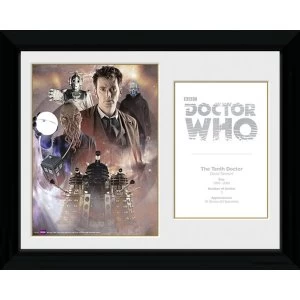 Doctor Who 10th Doctor David Tennant Framed Photographic Print