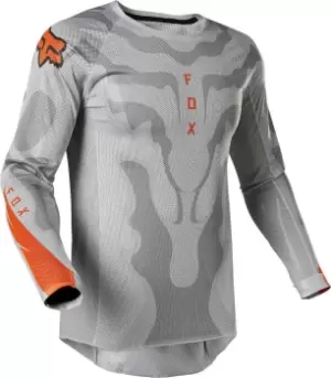 FOX Airline Exo Motocross Jersey, grey-orange, Size XL, grey-orange, Size XL