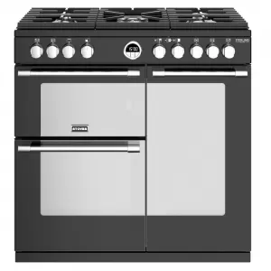 Stoves 444444935 Sterling DX S900G 90cm Gas Range Cooker in Black