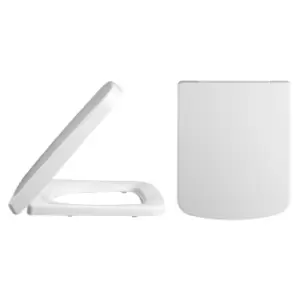 Nuie Square Soft Close Toilet Seat (bliss) - White