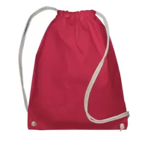 Jassz Bags Drawstring Backpack (One Size) (Rouge Red)