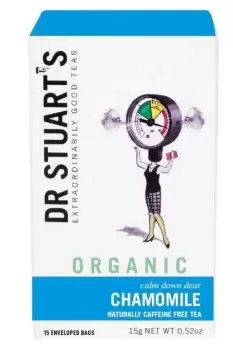 Dr Stuarts Organic Chamomile - 15 Bags x 4