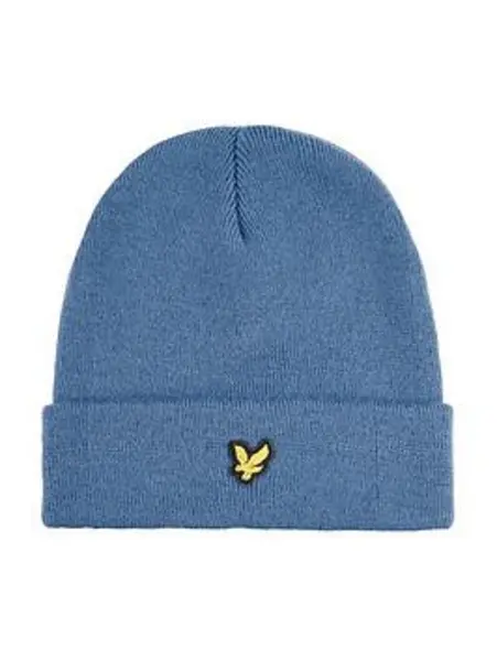 Lyle & Scott Boys Eagle Beanie Hat - Faded Denim