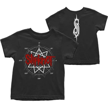 Slipknot - Star Logo Kids 18 Months T-Shirt - Black