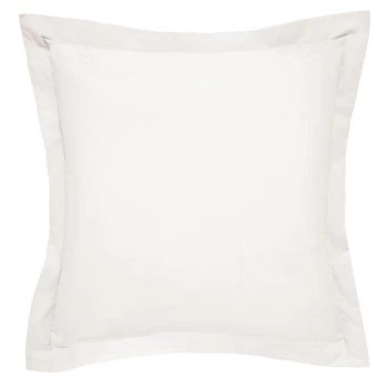 Bedeck of Belfast Finelinens 1000TC Plain Dye Square Pillowcase - CHALK