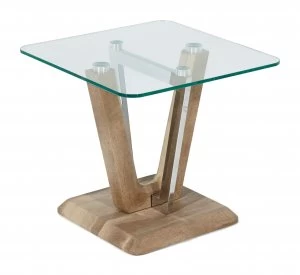 Linea Newport Lamp Table Cream