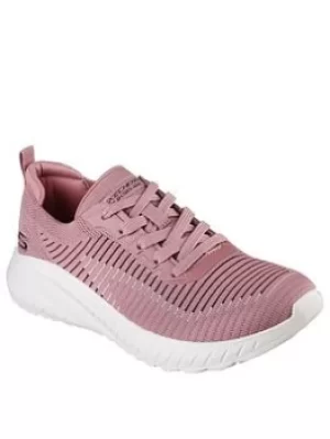 Skechers Bobs Squad Chaos Renegade Trainers, Mauve, Size 4, Women