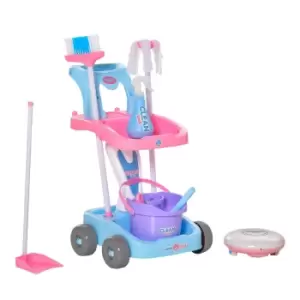 Jouet Kids 23 Piece Cleaning Set with Sweeper, Music & Lights