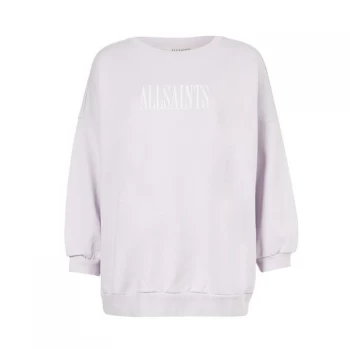 AllSaints Stamp Storn Sweatshirt - MISTY LILAC