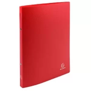 Exacompta Ring Binder Opaque 54195SE Polypropylene A4 15mm 2 ring Red Pack of 25