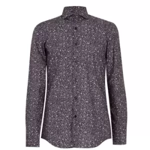 Hugo Kason Long Sleeve Shirt - Brown