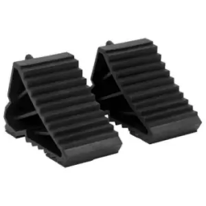 Sealey WC09 Composite Wheel Chocks 0.44kg - Pair