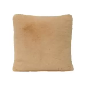 Zhivago Luxe Faux Fur Cushion Cover, Blush, 45 x 45cm - Paoletti